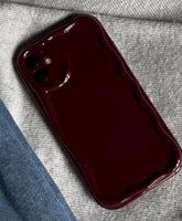 New Burgundy cherry Wavy Case ( Flat 60% OFF)
